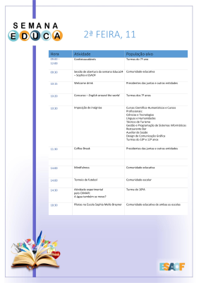 EDUCA 26 - 1º Dia
